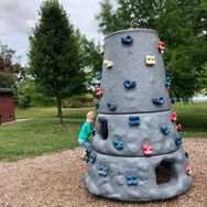 Picture of climbing wall at Glazebook Park in Godfrey, IL