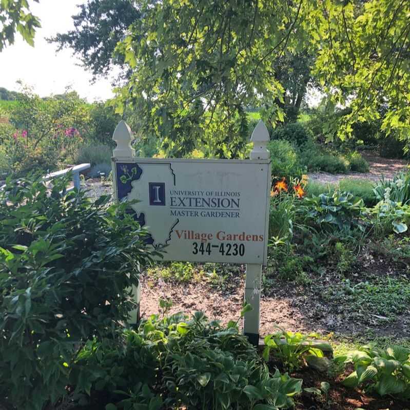 demonstration garden provided by the University of Illinois Extension Master Gardeners program at Homer Adams Park in Godfrey IL. Parks in Godfrey IL