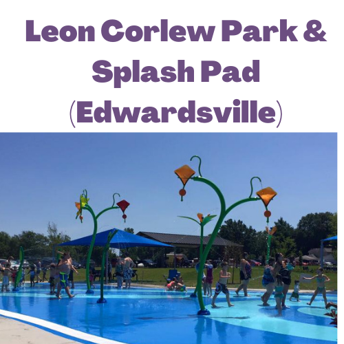 Leon Corlew Splash Pad with bucket style sprinklers in Edwardsville, IL